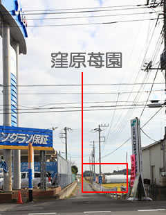 窪原苺園の場所